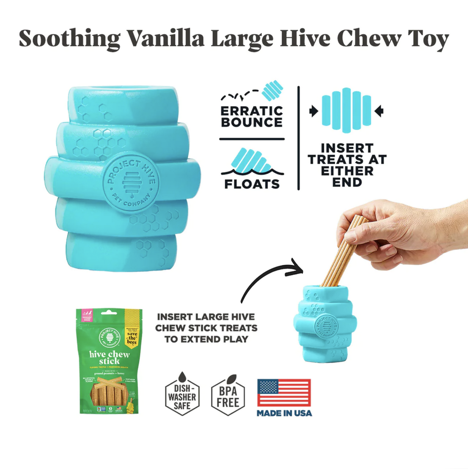 Project Hive Pet Company Hive Chew Toy Small