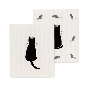 Abbott Swedish Dishcloth - Cat and Mouse