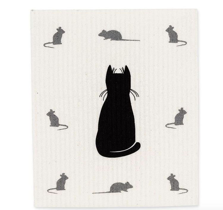Abbott Swedish Dishcloth - Cat and Mouse