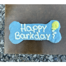 Barkery The Barkery - Happy Barkday Bone - Blue