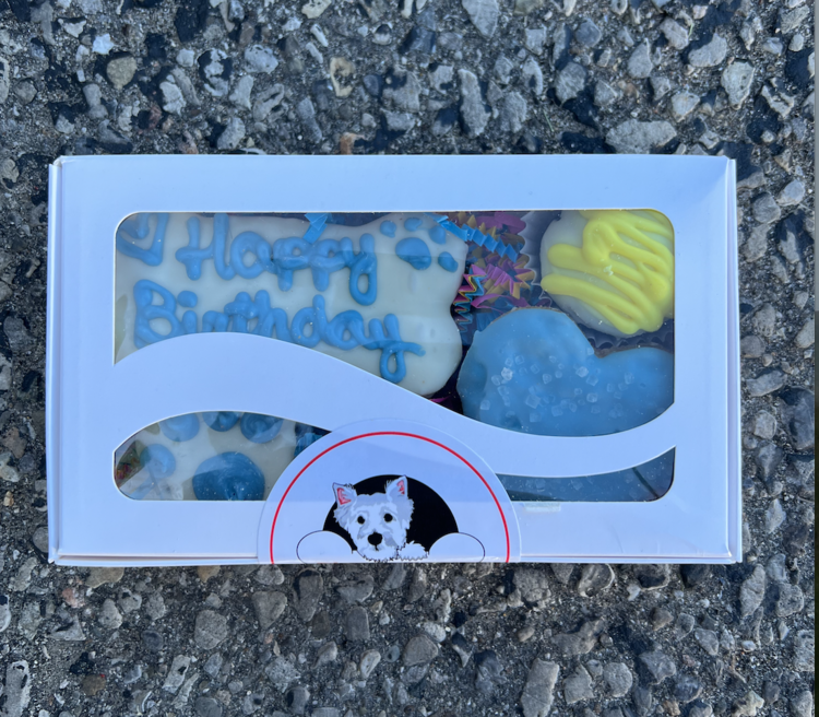 The Barkery The Barkery - Happy Birthday BOX - Blue