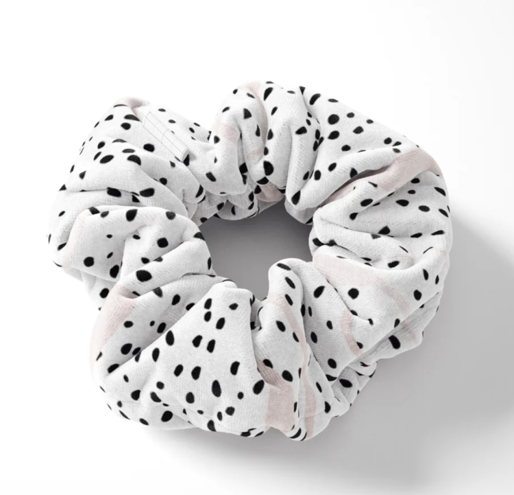 Coconut Lane Cocopup - Scrunchie - Pink Dalmatian