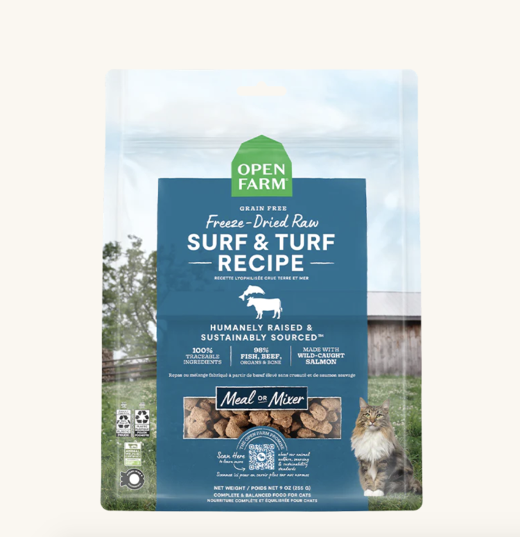 Open Farm Open Farm - Cat - Freeze Dried Surf & Turf