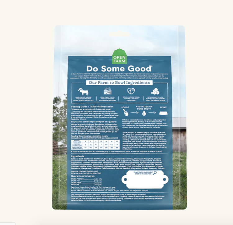 Open Farm Open Farm - Cat - Freeze Dried Surf & Turf