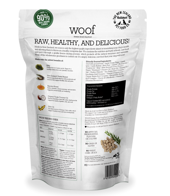 Woof Woof - Goat - 50g