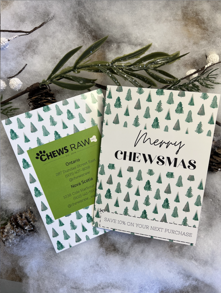 Chews Chews - Folded Card - Merry Chewsmas