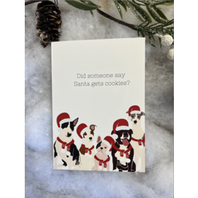 Chews Chews - Folded Card - Santa's Cookies