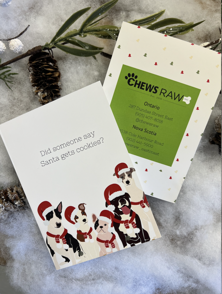 Chews Chews - Folded Card - Santa's Cookies
