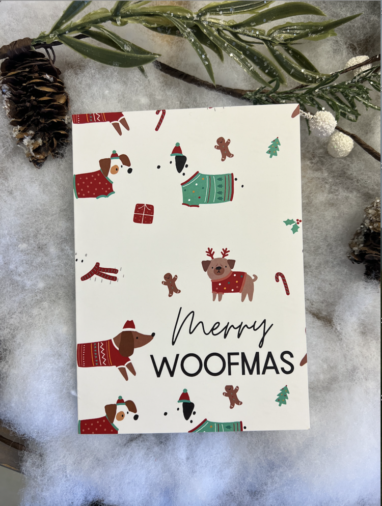 Chews Chews - Folded Card - Merry Woofmas