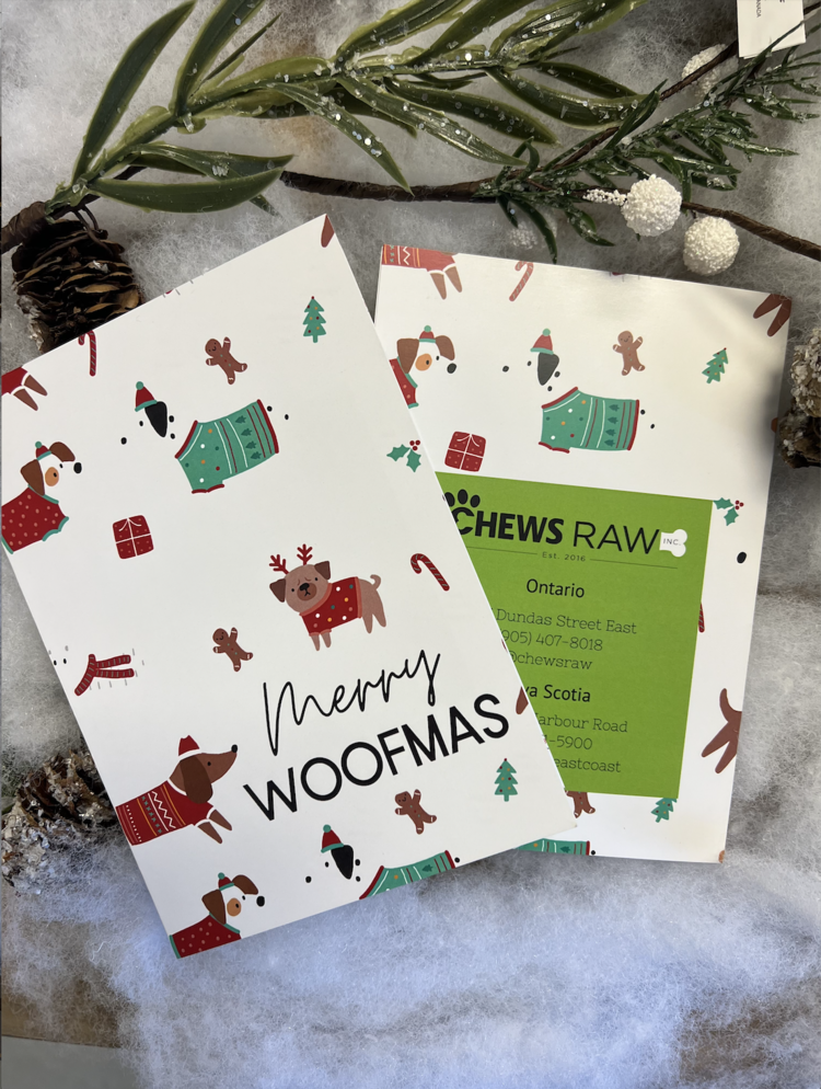 Chews Chews - Folded Card - Merry Woofmas