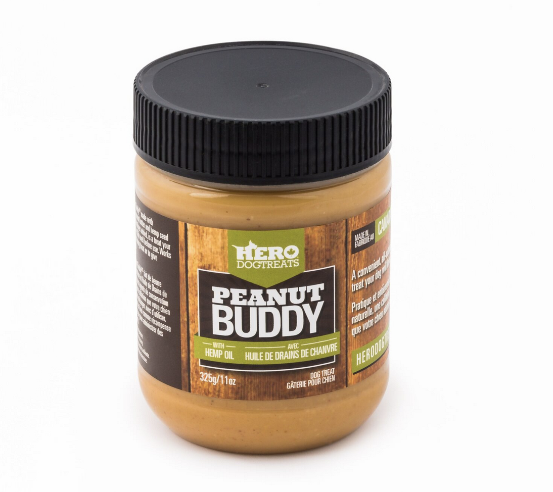Hero Dog Treats Hero - Peanut Buddy  Hemp Oil