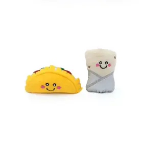 Zippy Paws Zippy Claws - Nomnomz - Taco & Burrito