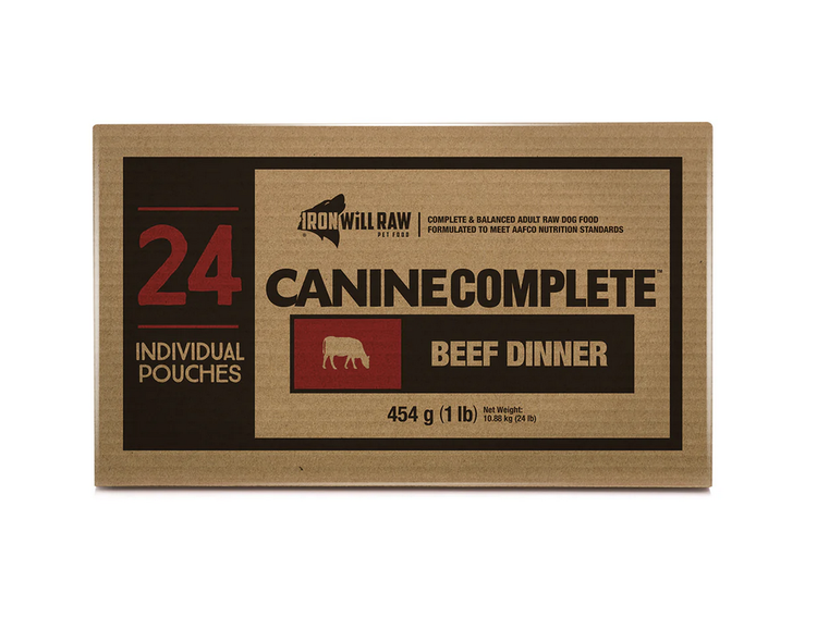 Iron Will Raw Iron Will Raw - Canine Complete - Beef Dinner - 24lb