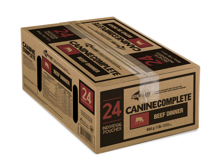 Iron Will Raw Iron Will Raw - Canine Complete - Beef Dinner - 24lb