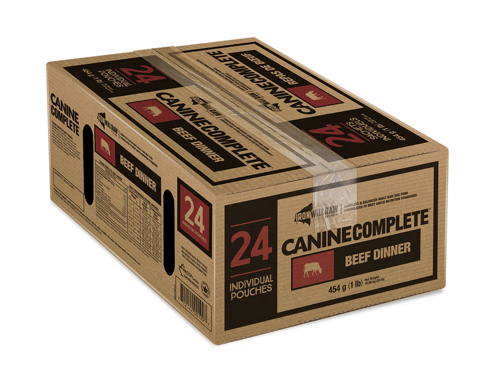 Iron Will Raw Iron Will Raw - Canine Complete - Beef Dinner - 24lb