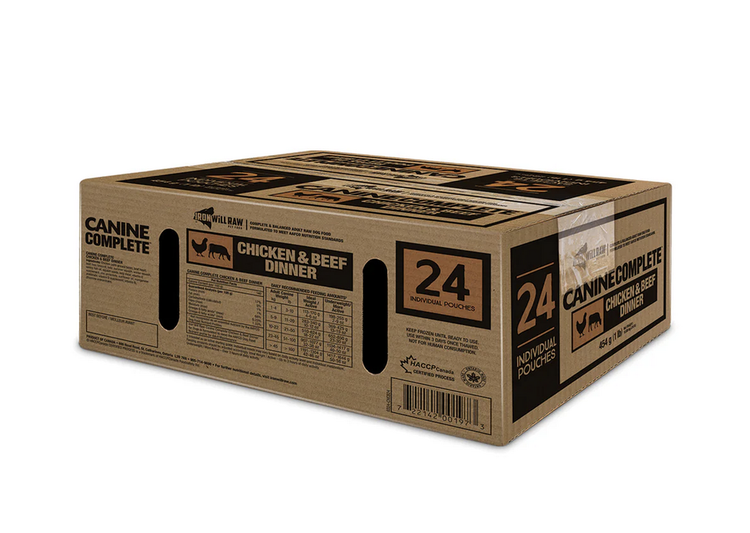 Iron Will Raw Iron Will Raw - Canine Complete - Chicken & Beef Dinner - 24lb