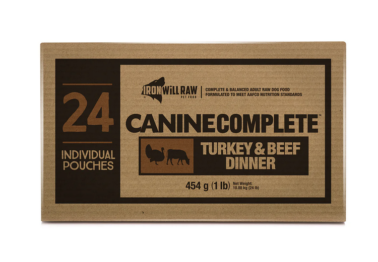 Iron Will Raw Iron Will Raw - Canine Complete - Turkey & Beef Dinner - 24lb