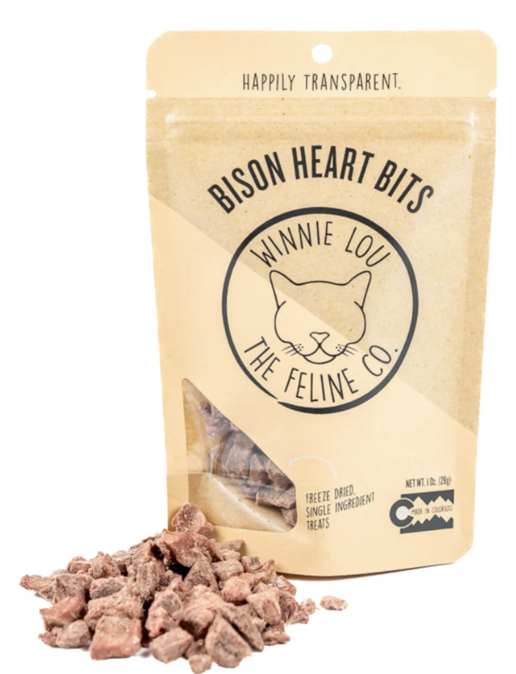 Winnie Lou Winnie Lou - Organic Bison Heart Bits - 1oz