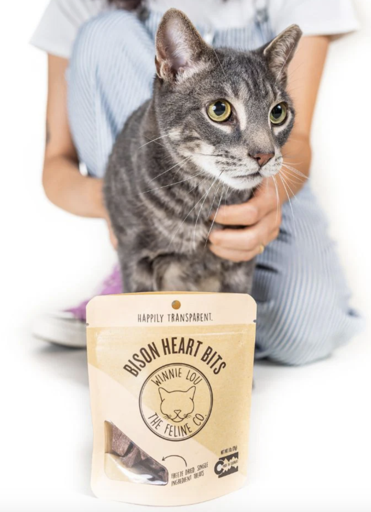 Winnie Lou Winnie Lou - Organic Bison Heart Bits - 1oz