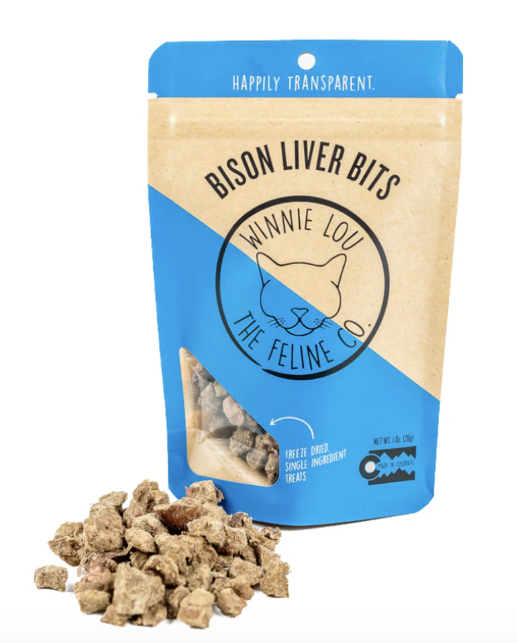 Winnie Lou Winnie Lou - Organic Bison Liver Bits - 1oz