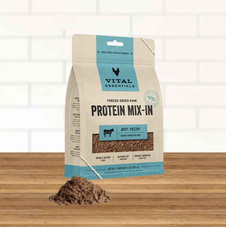 Vital Essentials Vital Essentials - Mix-In Beef Ground Topper - 6oz