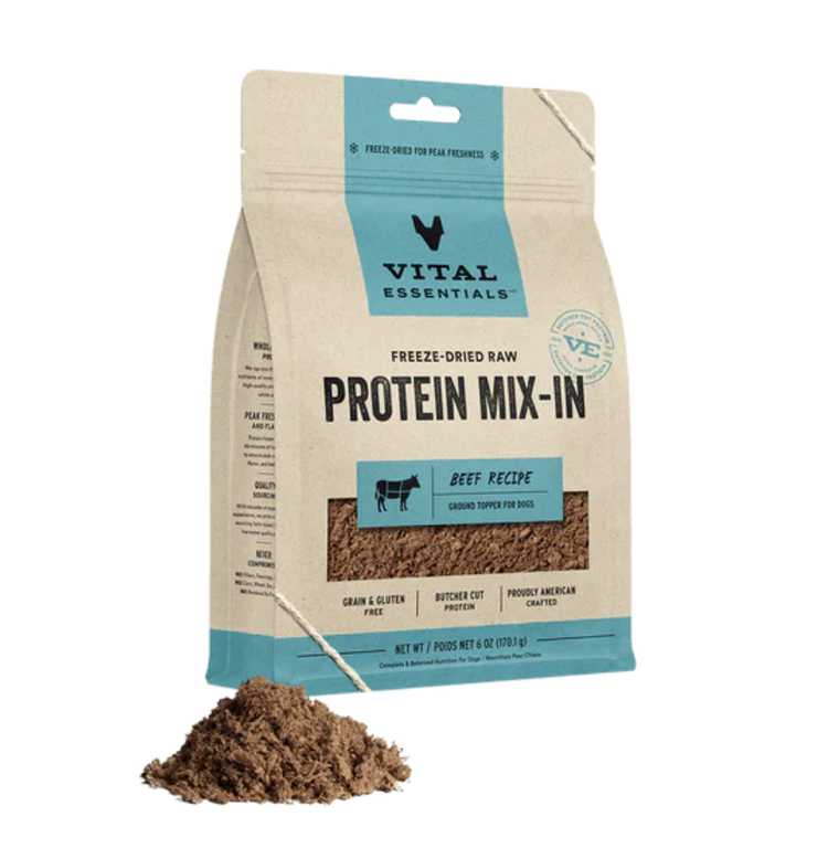 Vital Essentials Vital Essentials - Mix-In Beef Ground Topper - 6oz