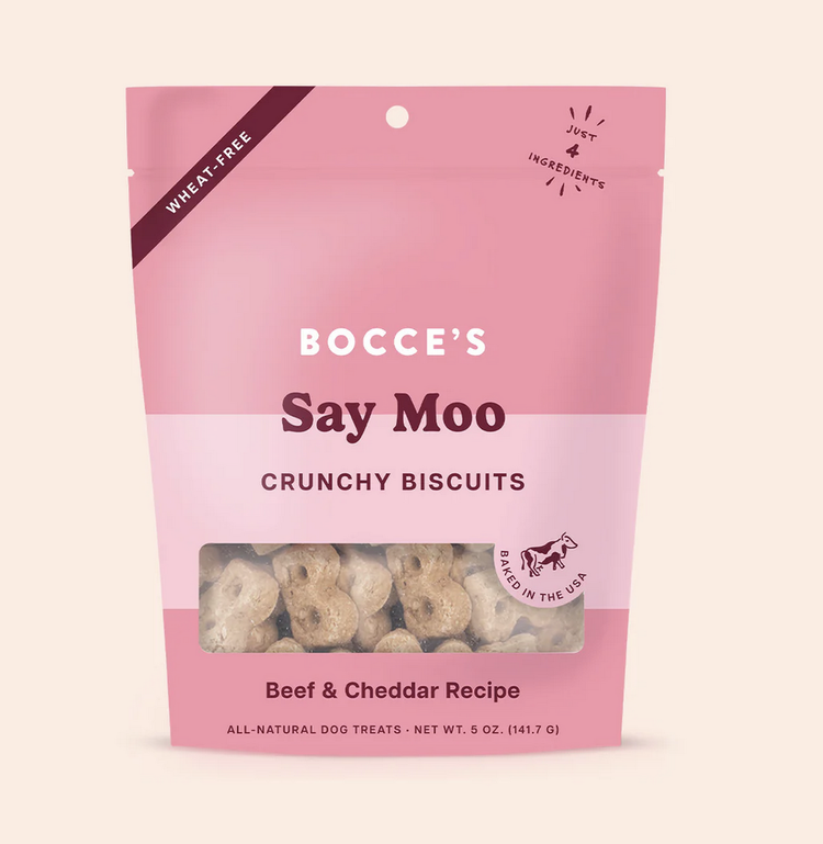 Bocce's Bakery Bocce's Bakery - Biscuits - Say Moo - 5oz