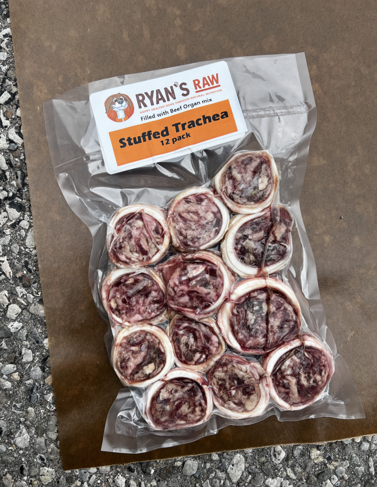 Ryan's Raw Ryan's Raw - Stuffed Trachea 1" - 12pc.