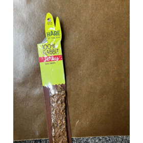 Etta Says! Hare of the Dog - Rabbit Jerky Stick -1pc