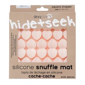 Dexy Paws Dexy Paws - Square Hide and Seek Snuffe Mat - Blush Pink