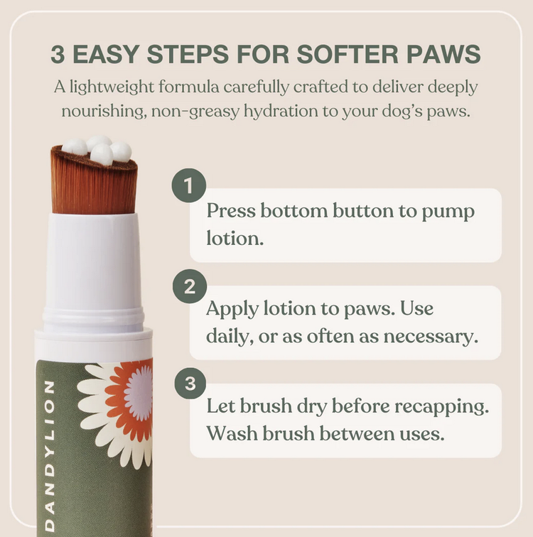Dandylion Dandylion - Soft Paws Hydrating Paw Lotion
