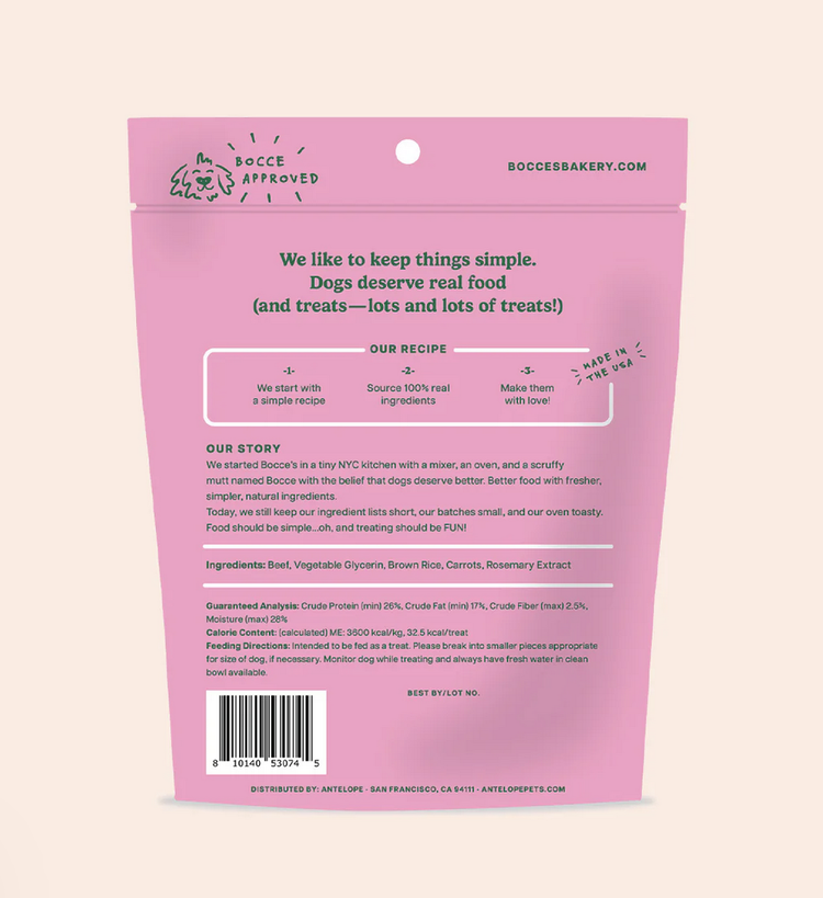 Bocce's Bakery Bocce's Bakery - Holly Jolly Jerky Sticks - 4oz