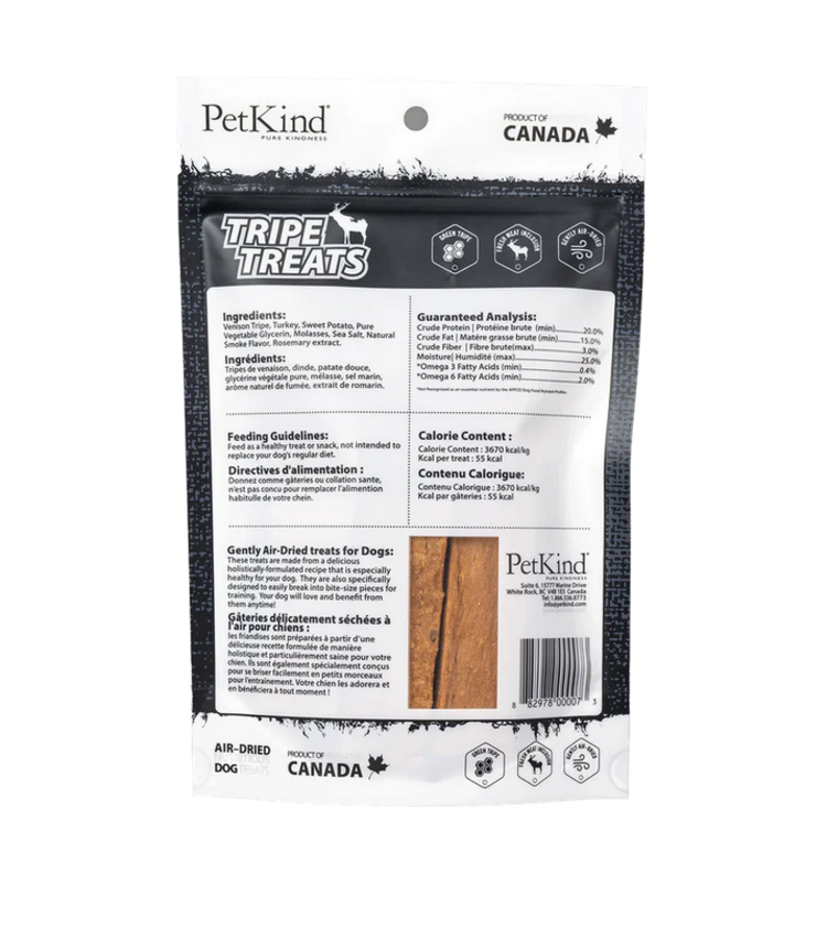 PetKind Petkind - Tripe Treat - Venison - 6oz