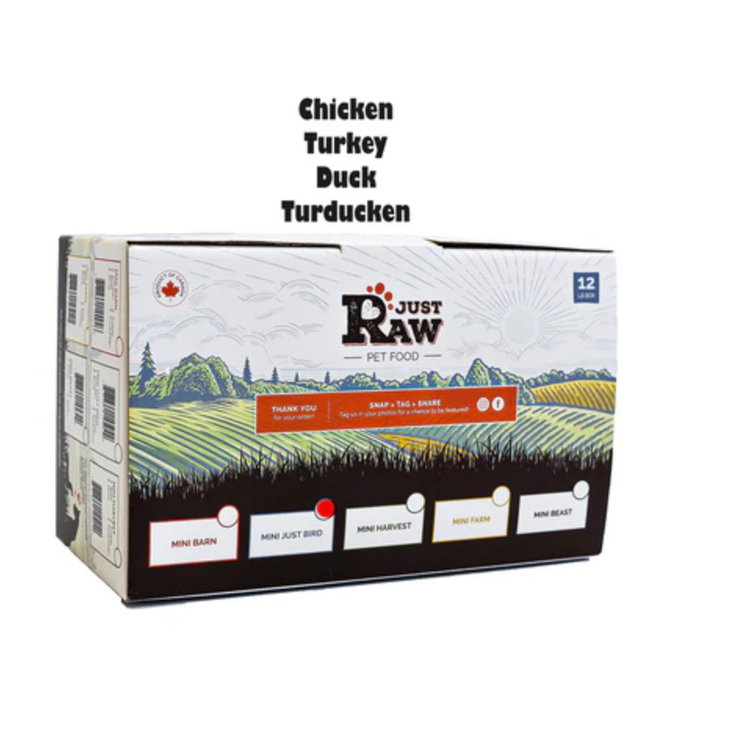 Just Raw Just Raw - Mini  Just Bird  COMPLETE - 12LB