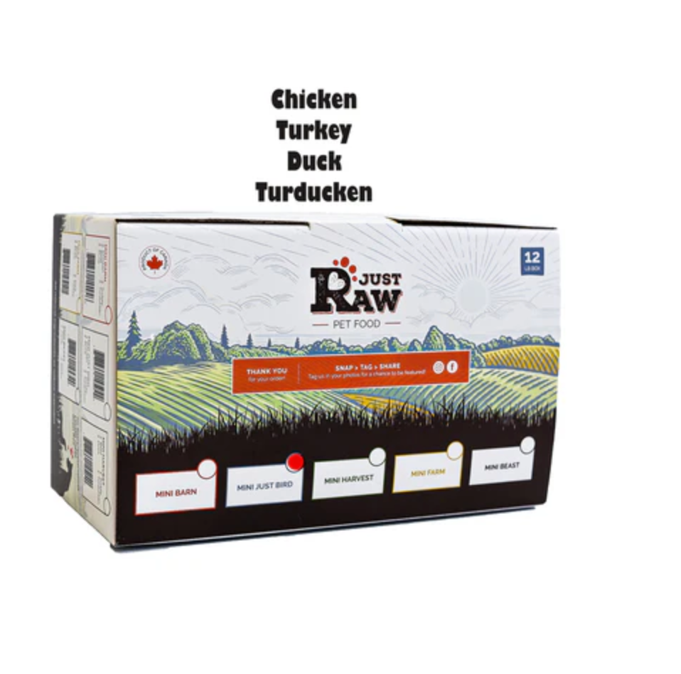Just Raw Just Raw - Mini  Just Bird  CLASSIC - 12LB