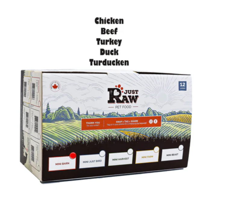 Just Raw Just Raw - Mini  Barn  COMPLETE - 12LB