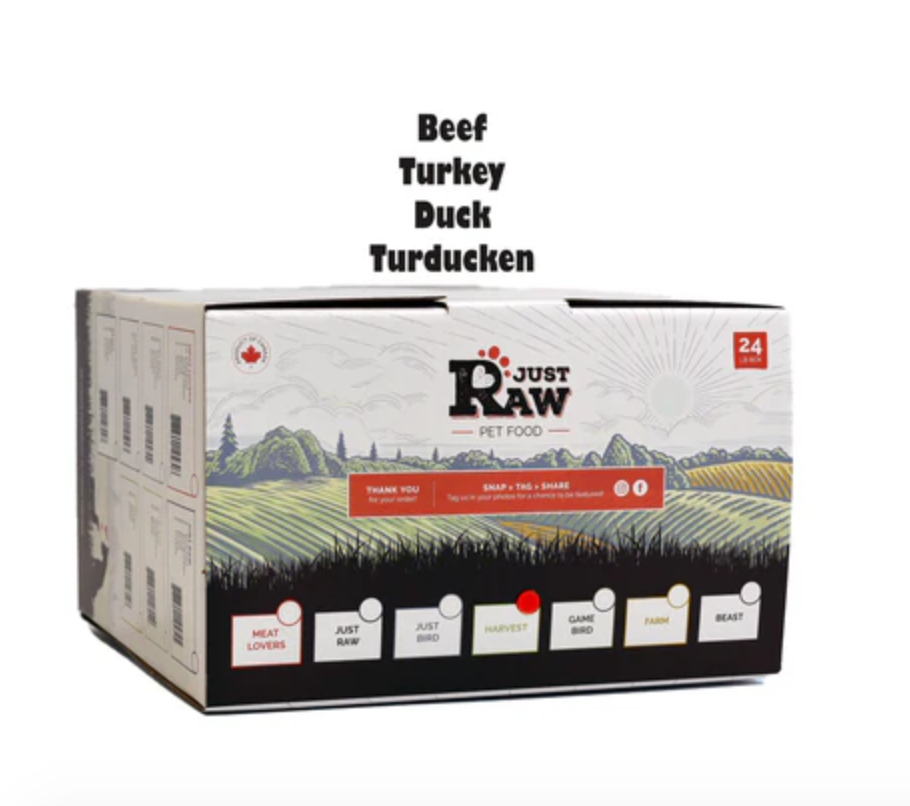 Just Raw Just Raw - Harvest CLASSIC - 24LB