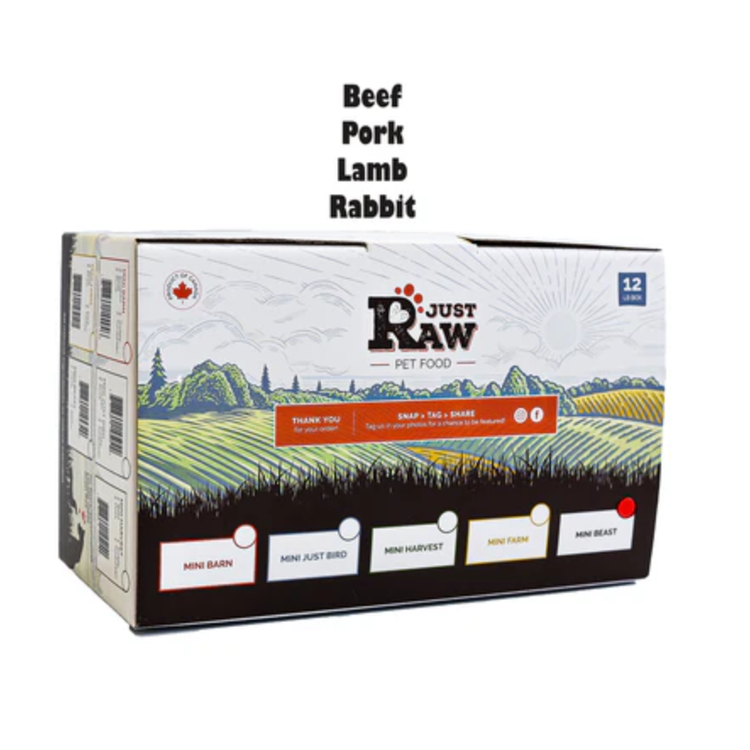 Just Raw Just Raw - Mini Beast  CLASSIC - 12LB
