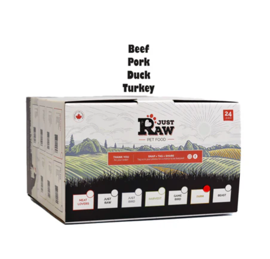Just Raw Just Raw - Farm CLASSIC - 24LB