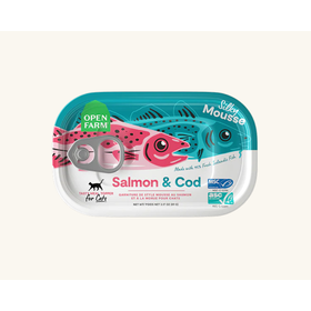 Open Farm Open Farm - Cat - Mousse - Salmon & Cod - 3oz
