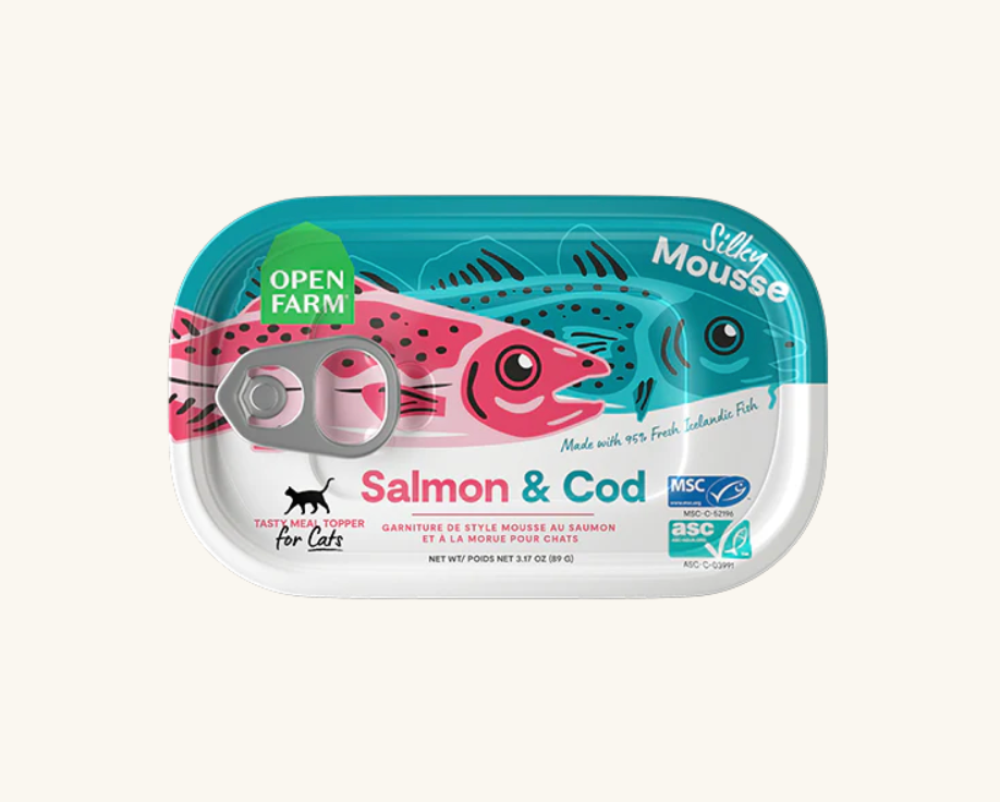 Open Farm Open Farm - Cat - Mousse - Salmon & Cod - 3oz