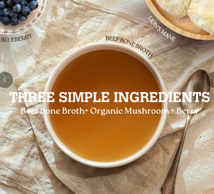 Charmy Charmy - Bone Broth - Lion's Mane & Blueberry - 70g