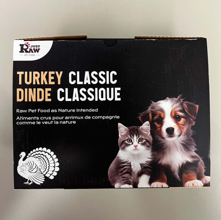 Just Raw Just Raw - Turkey CLASSIC - 6LB