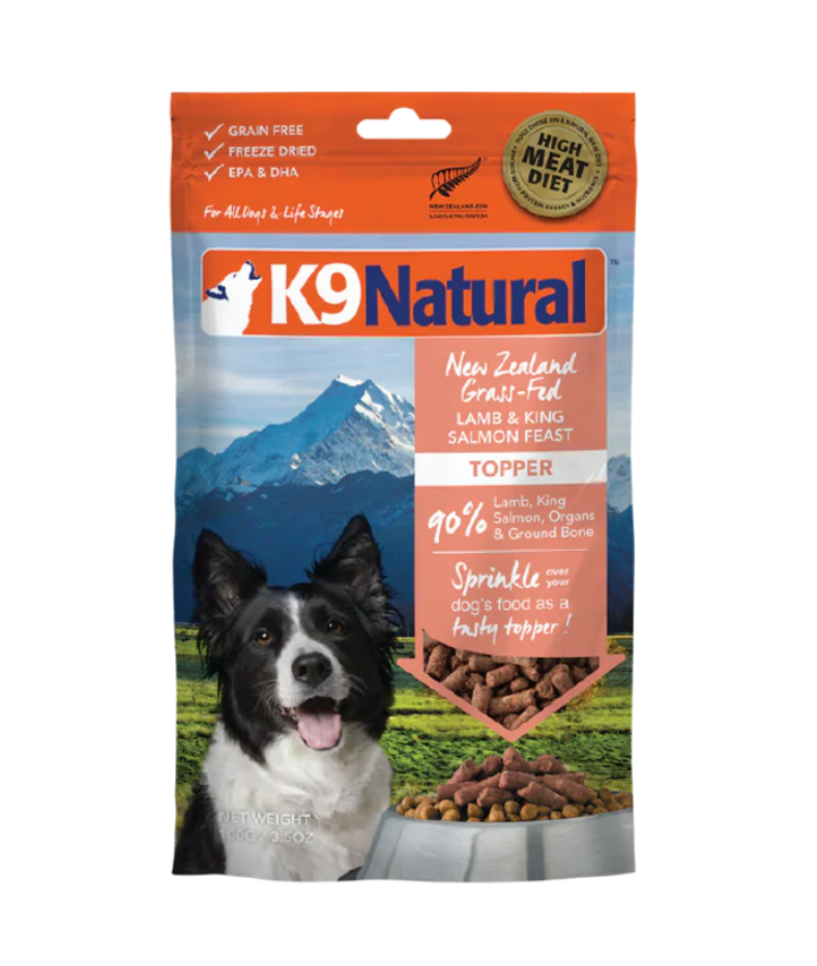 K9 Naturals K9 Natural - Freeze Dried - Lamb & King Salmon Feast - 142g