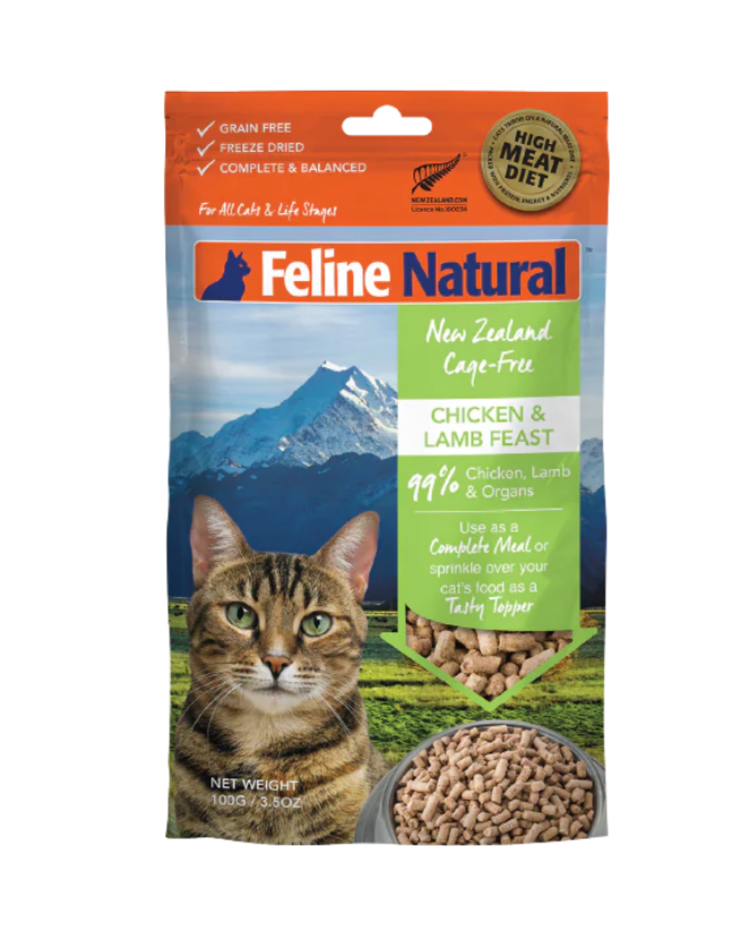 Feline Natural Feline Natural - Freeze Dried - Chicken & Lamb Feast - 3.5oz