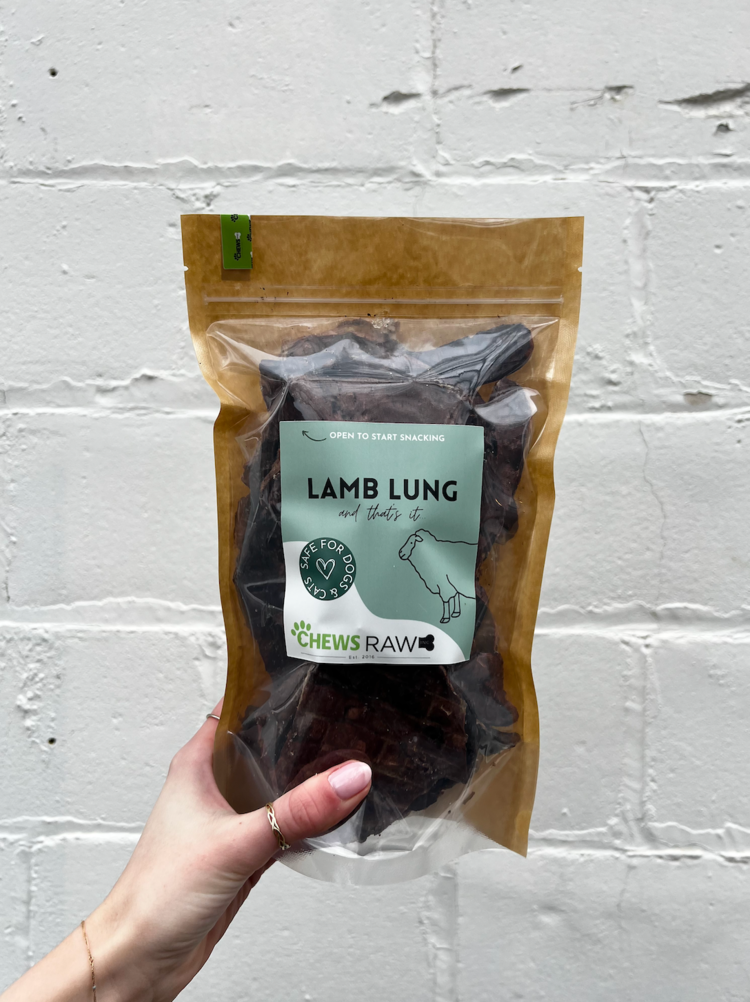 Chews Chews - Treat Bag - Lamb Lung - 200g
