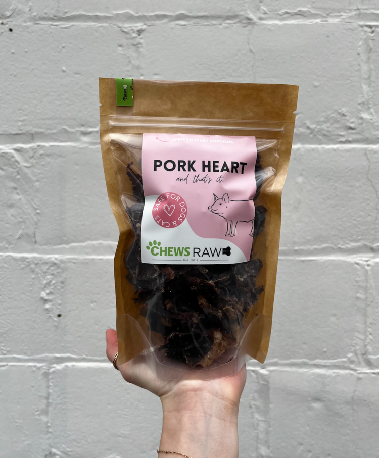 Chews Chews - Treat Bag - Pork Heart - 140g