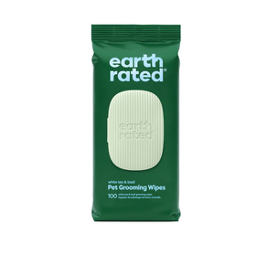 Earth Rated Earth Rated - Grooming Wipes - White Tea & Basil 100ct