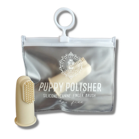 Wag & Bright Wag & Bright - Puppy Polisher - Finger Brush & Zip Travel Case