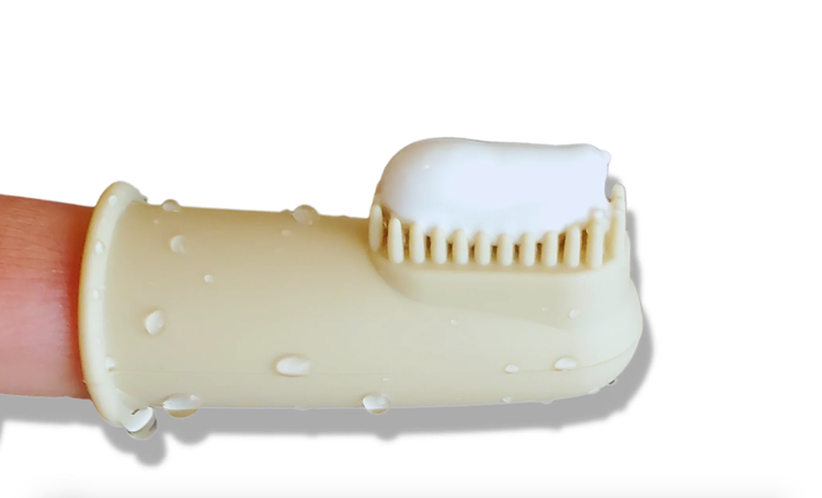 Wag & Bright Wag & Bright - Puppy Polisher - Finger Brush & Zip Travel Case